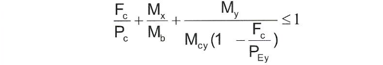 貨架彎矩作用下發(fā)生側(cè)向失穩(wěn)計(jì)算公式